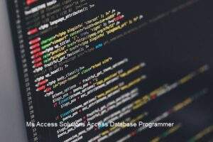 Microsoft Access database programmer