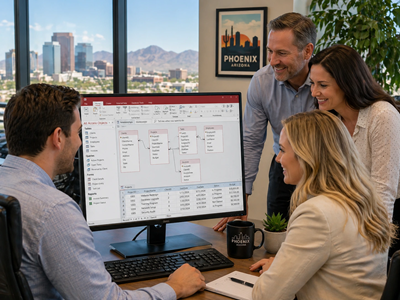 Access database for Lockheed Martin Phoenix, AZ developed by Microsoft Access programmers at MS Access Solution