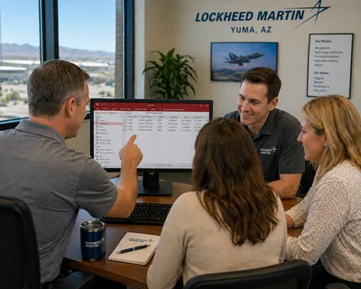 Microsoft Access database for Lockheed Martin in Yuma, AZ